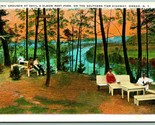 Picnic Grounds Presso Devil&#39;s Gomito Owego New York Ny Unp Wb Cartolina I1 - £5.60 GBP