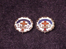 Lot of 2 Vintage Sunday School Pins, Grace Lutheran and Baptist - $5.95