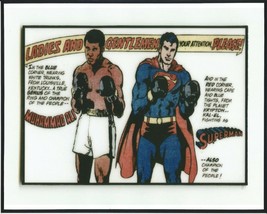 Muhammad Ali Vs Superman Photo In Mint Condition - 10&quot; X 8&quot; - £15.89 GBP