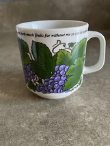 Christian World John 15:5 Vintage Coffee Mug  I am the Vine Ye are the B... - £11.34 GBP