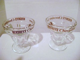 Hershey&#39;s Chocolate Sundae Glasses - $9.00