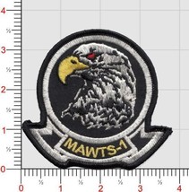 Usmc MAWTS-1 Marine Aviation Warfare Training Hook Loop Embroidered Jacket Patch - £27.35 GBP
