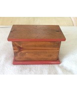Jane Carroll Box Wood Signed Jewelry Decor Rustic Home Jewelry Kustom Ca... - €34,15 EUR