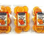 3x TRADER JOE&#39;S Orange Slices Sweetened Dried Fruit Snacks 5.3 oz each 1... - $22.43