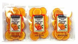 3x TRADER JOE&#39;S Orange Slices Sweetened Dried Fruit Snacks 5.3 oz each 1... - $22.43