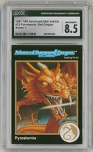 CGC 8.5 Gold Border 1991 AD&amp;D TSR RPG Card #23 ~ Larry Elmore Red Dragon Art - £19.56 GBP