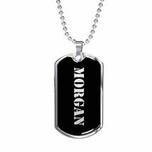 Unique Gifts Store Morgan v3 - Luxury Dog Tag Necklace Personalized Name - £31.86 GBP