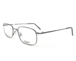 Marchon Eyeglasses Frames FLEXON 610 STEEL Silver Square Full Rim 51-18-140 - £73.81 GBP