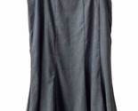 Dressbarn Womens  Plus Size 16 Gray Velvety Fit and Flare Knee Length Skirt - $14.74