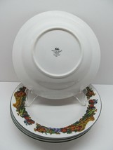 American Atelier Pilgrams Harvest Set Of Four 8 1/8&quot; Soup Bowls And 4 Saucers EC - £30.90 GBP