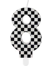 Racing Car Number 8 Birthday Candle Topper Checkered Cake Decor for Kids - €3,21 EUR Racing Car Number 8 Birthday Candle Topper Checkered Cake Decor for Kids - €3,21 EUR