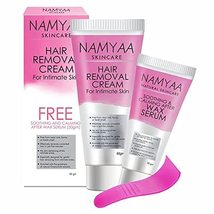 AZAZ Namyaa Hair Removing Cream for Intimate Skin with After Wax Soothin... - $17.75