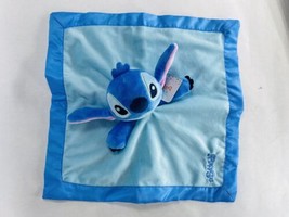 New! Disney Baby Stitch Lovey Plush Security Blanket Blue Girls Boys Uni... - £20.29 GBP