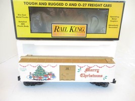 Mth Trains - Railking 30-7410L - 1996 Christmas BOXCAR- 0/027- LN- HB1 - $25.07