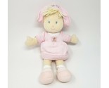 13&quot; VINTAGE CARTER&#39;S BABY DOLL GIRL PINK DRESS STUFFED ANIMAL PLUSH TOY ... - £36.61 GBP
