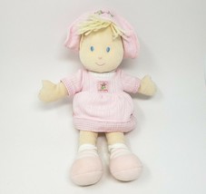 13&quot; Vintage Carter&#39;s Baby Doll Girl Pink Dress Stuffed Animal Plush Toy # 36299 - £36.39 GBP