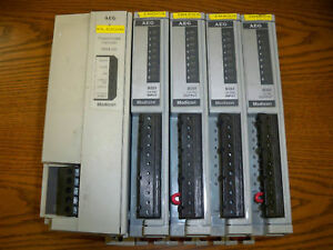 AEG Modicon PC-M984-230 Programmable Controller &amp; 4 I/O Modules - $600.00