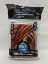 (1) (50) Pack Max Protection Red Dragon Eye Japanese Size Neo Sleeves 70... - $39.59