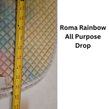 Roma All Purpose Horse English Saddle Pad Rainbow Tie Dye USED image 6