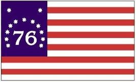3&#39;x5&#39; Bennington 76 American FLAG - £3.84 GBP