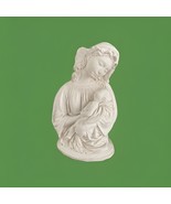 Bisque Madonna and Child Figure - Signed ES Dans Religious Figure Figurine - $732.33 MXN