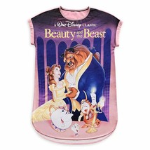 Disney Store VHS Cover Beauty and the Beast Woman&#39;s Nightshirt 2021 - £39.46 GBP