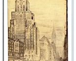 Hotel Barbizon New York City NY NYC WB Postcard T20 - $3.02