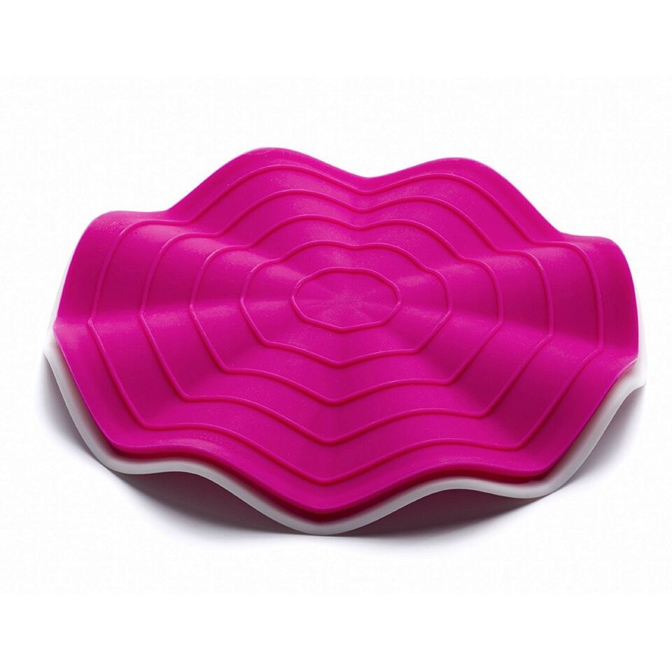 FusionBrands HeatWave Trivet with Removable Silicone Pot Holder - Fuchsia - $8.95