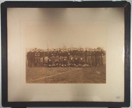  1906 NYU College Football Team Antique Sepia Photograph NYC New York University - £311.09 GBP