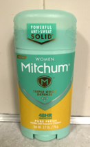 Mitchum Women Pure Fresh Invisible Solid Antiperspirant 48HR Triple Odor Defense - £9.39 GBP