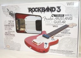 NEW Mad Catz Rock Band 3 Wii-U Wireless Fender Mustang Pro Guitar SU0-RB... - $94.00