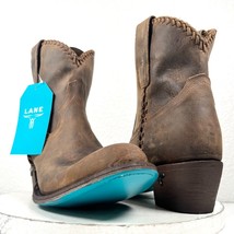 NEW Lane PLAIN JANE Ladies Size 11 Brown Cowboy Ankle Boots Short Wester... - £134.22 GBP