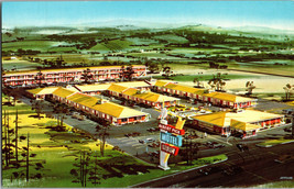 Vtg Postcard, Albert Pick Motel, Chattanooga Tennessee, Aerial View, Unused - £4.36 GBP