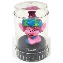 Good2Grow TROLLS &quot;Poppy&quot; Pink Podz Bottle Juice Toppers Figurines 3” - £7.99 GBP