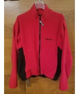 Marmot Windstopper Jacke Herren M Belüftet Rot Schwarz Weich Voll Reißve... - $440.25 MXN