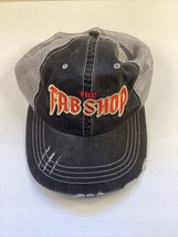 Fab Shop Cap Hat Adult Distressed Embroidered Logo Adjustable StrapBack OSFM - £7.72 GBP
