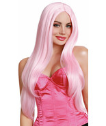 Dreamgirl Bubblegum Pink Long Straight Wig Halloween Costume Accessory 1... - $45.99