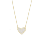 Ari Heart Adjustable Length Pendant Necklace for Women, Fashion Jewelry - £83.64 GBP