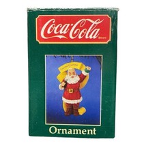 1989 Coca Cola Santa Claus Christmas Ornament Seasons Greetings - $8.49