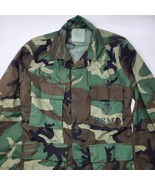Vintage NOS Military Woodland Camo Hot Weather Combat Coat Size XS Short... - £17.90 GBP