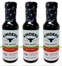 ( LOT 3 ) NewKinder&#39;sPremium Quality Mild BBQ Sauce 15.3 ozEa Food Spice... - £15.81 GBP