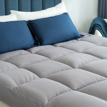 Full Size Extra Thick Mattress Topper Cooling Matress Pad Plush Pillow Top Hotel - £85.27 GBP+