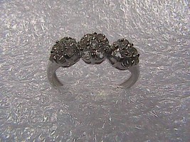 Sterling Silver White Topaz Ring size 7 - $25.00