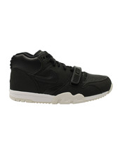 Nike Air Trainer 1 Mid High Senakers In Leather Men Black Size 41 - $118.75