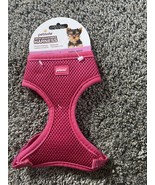 Petmate Hot Pink Mesh Adjustable Dog Harness Extra Small Neck Size 11-13” - £8.56 GBP