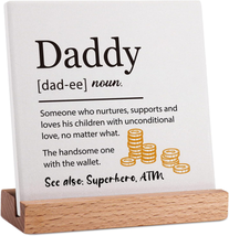 Daddy Funny Definition Gifts from Son Daughter, Father&#39;S Day Gifts, Best Dad Eve - £16.74 GBP