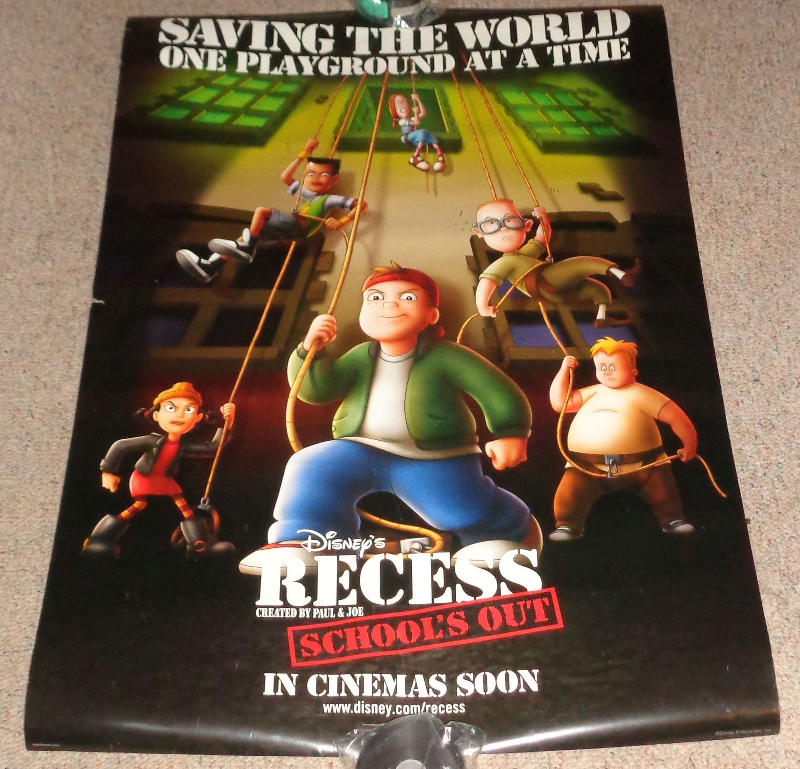 Disney Recess School&#39;s Out Double Sided Movie Poster 27&quot; x 40&quot; - $19.95