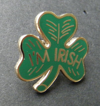 Irish Ireland Lucky Clover St Patrick&#39;s Day Lapel Pin Badge 7/8 Inch - £4.28 GBP
