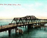 Quincy Point Bridge Quincy Massachusetts MA UNP Unused DB Postcard C3 - $11.83