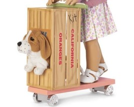 American Girl Kit Crate Homemade Scooter &amp; Basset Hound Dog Grace! NIB - $59.99